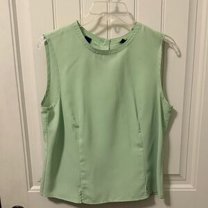 Karen Scott Mint Green Sleeveless Top